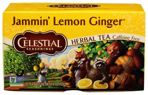 Celestial Seasonings Tea Herbal Lmn Gngr Jamimin - 20 Bg (6 Units)