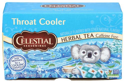 Celestial Seasonings Tea Throat Cooler - 16 Bg (6 Units)