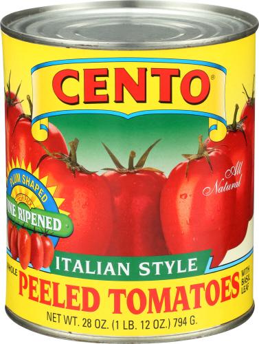 Cento Tomato Plum Peeled - 28 Oz (12 Units)