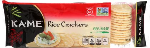 Ka Me Rice Crkr Sesame - 3.5 Oz (12 Units)