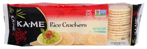 Ka Me Rice Crkr Wasabi - 3.5 Oz (12 Units)