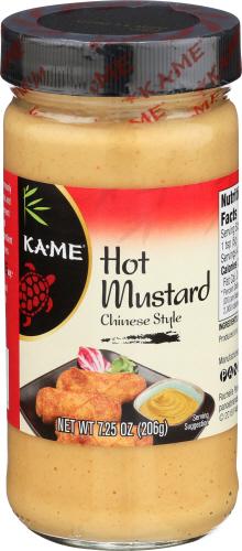 Ka Me Mustard Hot Chinese Style - 7.25 Oz (12 Units)
