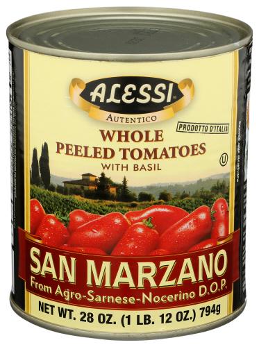 Alessi Tomato Peeled San Marzano - 28 Oz (12 Units)