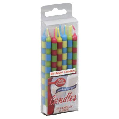 Betty Crocker Candle Stacked Stripes - 12 Pc (6 Units)