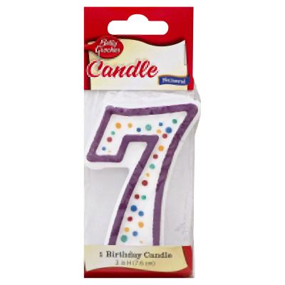 Betty Crocker Candle Numeral #7 - 1 Ea (6 Units)