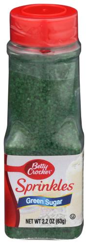 Betty Crocker Sugar Crystal Green - 2.25 Oz (6 Units)