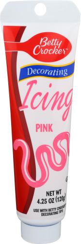 Betty Crocker Icing Decor Pink - 4.25 Oz (6 Units)