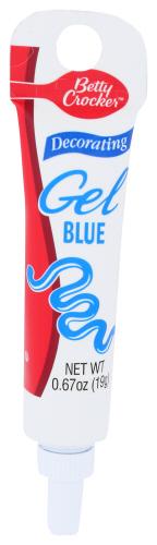 Betty Crocker Gel Decor Blue - 0.68 Oz (12 Units)