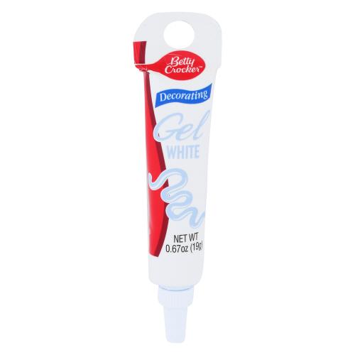 Betty Crocker Gel Decor White - 0.68 Oz (12 Units)