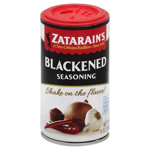 Zatarains Shaker Ssnng Blcknd Fish - 3 Oz (12 Units)