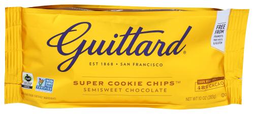 Guittard Chocolate Chip For Super Cookie - 10 Oz (12 Units)