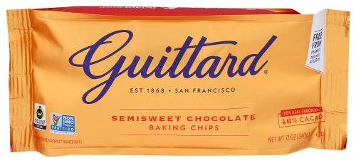 Guittard Chocolate Chip Semi Sweet - 12 Oz (12 Units)
