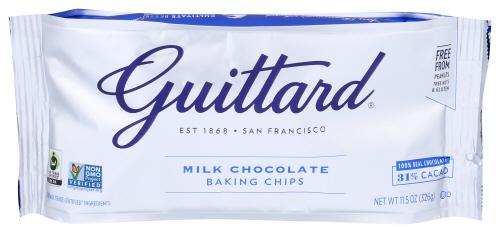 Guittard Chocolate Chip Milk Chocolate Maxi - 11.5 Oz (12 Units)