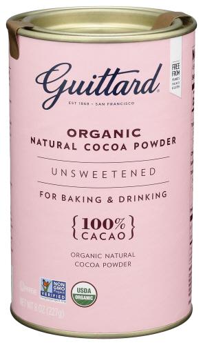 Guittard Cocoa Powder Ntrl Unsweetened - 8 Oz (9 Units)