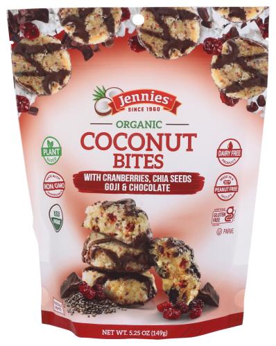 Jennies Macaroon Bite Cran Goji - 5.25 Oz (6 Units)