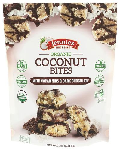 Jennies Macaroon Bite Cacao Nib - 5.25 Oz (6 Units)