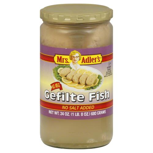 Mrs Adlers Fish Gefitle Noslt - 24 Oz (12 Units)