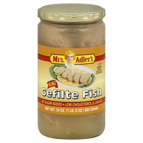 Mrs Adlers Fish Gefilte No Sugar - 24 Oz (12 Units)