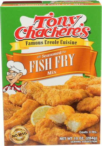 Tony Chacheres Mix Fish Fry Seasoned - 10 Oz (12 Units)