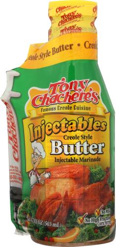 Tony Chacheres Marinade & Inj Butter Regular - 17 Oz (6 Units)