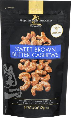 Squirrel Brand Nut Sweet Brw Buttr Cashews - 3.5 Oz (6 Units)