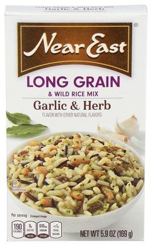 Near East Rice Mix Lgrain Wld Garlic - 5.9 Oz (12 Units)