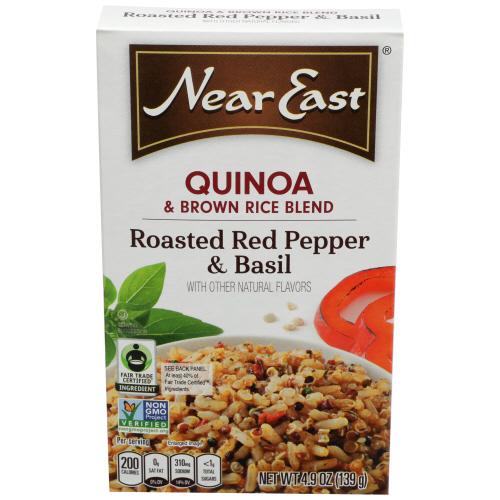 Near East Quinoa Roasted Red Ppr Basil - 4.9 Oz (12 Units)
