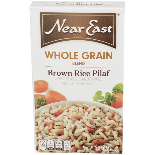 Near East Rice Mix Whole Grain Pilaf Brown - 6.17 Oz (12 Units)