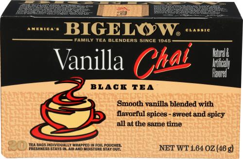 Bigelow Tea Chai Vanilla 20Bg - 1.64 Oz (6 Units)