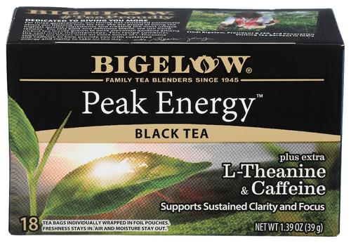 Bigelow Tea Blk Peak Enrgy 18Bg - 1.39 Oz (6 Units)
