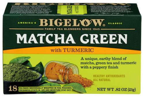 Bigelow Tea Matcha Green Tumeric - 0.82 Oz (6 Units)