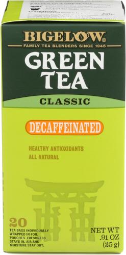 Bigelow Tea Decaf Grn 20Bg - 0.91 Oz (6 Units)