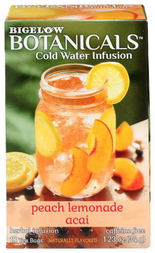 Bigelow Tea Peach Lemonade Acai - 1.23 Oz (6 Units)