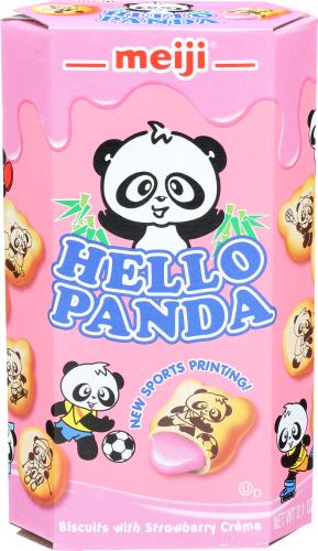 Meiji Cookie Strbry Hello Panda - 2.1 Oz (10 Units)