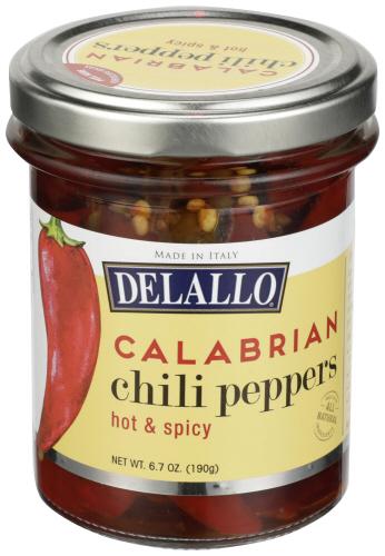 Delallo Peppers Calabrian Chili - 6.7 Oz (6 Units)