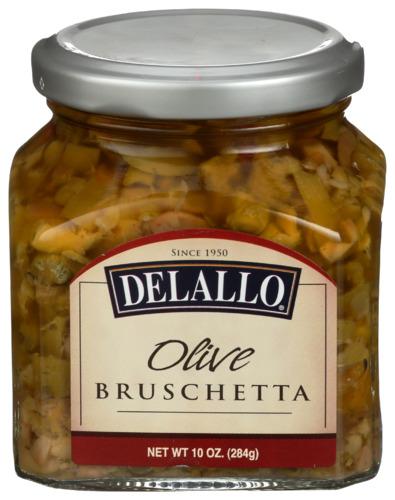 Delallo Bruschetta Olive - 10 Oz (6 Units)