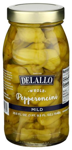 Delallo Pepperoncini Mild - 25.5 Oz (6 Units)