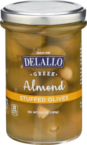 Delallo Olives Almond Stuffed - 5.82 Oz (6 Units)