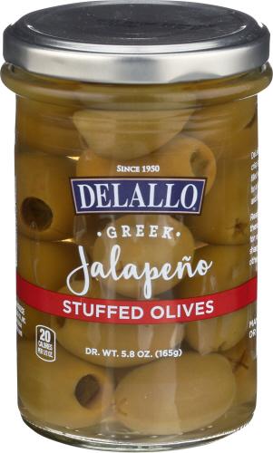 Delallo Olive Jalapeno Stuffed - 5.8 Oz (6 Units)