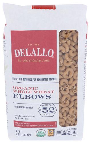 Delallo Pasta Whlwht Elbows - 16 Oz (12 Units)