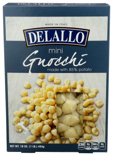Delallo Gnocchi Mini Potato - 16 Oz (12 Units)