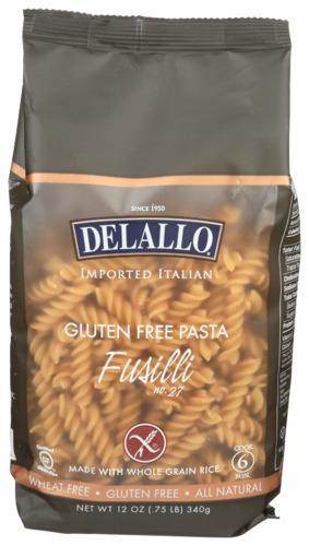Delallo Pasta Whole Grain Fusilli - 12 Oz (12 Units)