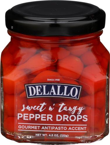 Delallo Pepper Sweet Tangy Drops - 4.3 Oz (6 Units)