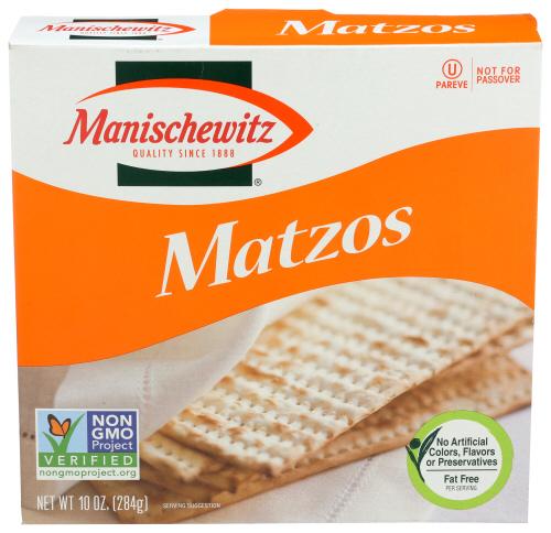 Manischewitz Matzo Unsalted - 10 Oz (12 Units)