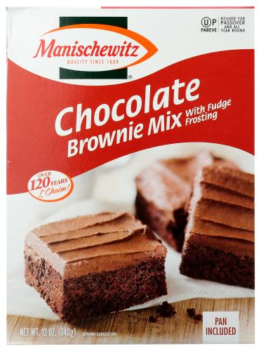 Manischewitz Mix Cake Brownie - 12 Oz (12 Units)