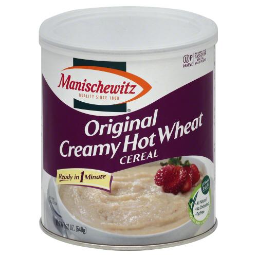 Manischewitz Cereal Wheat Cansiter - 12 Oz (12 Units)