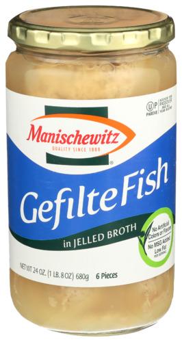 Manischewitz Fish Gefilte Jel - 24 Oz (12 Units)