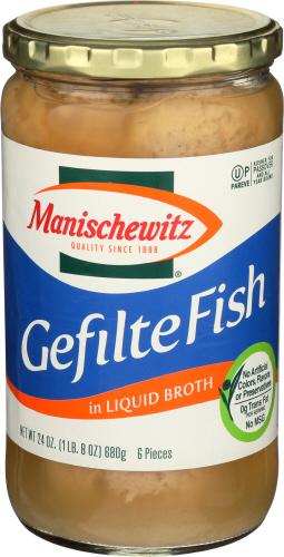 Manischewitz Fish Gefilte Non Jel - 24 Oz (6 Units)