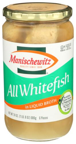 Manischewitz Fish Whitefish All Non Jld - 24 Oz (12 Units)