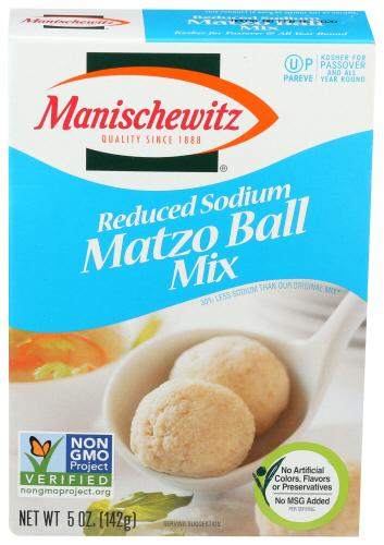 Manischewitz Mix Matzo Ball Low Sodium (Reduced) - 5 Oz (12 Units)